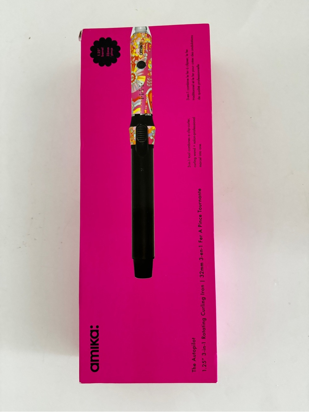 AMIKA The Autopilot 3-in-1 manual rotating curling iron
